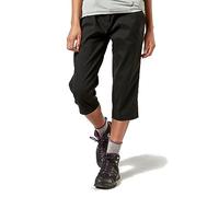 Craghoppers Women's Kiwi Pro Stretch Cropped Trousers, Black, UK10