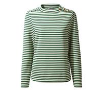 Craghoppers Womens/Ladies Balmoral Crew Neck Long Sleeve Fleece (16 UK) (Verde Stripe)