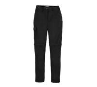 (18 UK L, Black) Craghoppers Womens/Ladies Expert Kiwi Convertible Trousers