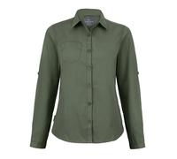 (12 UK, Cedar Green) Craghoppers Womens/Ladies Expert Kiwi Long-Sleeved Shirt