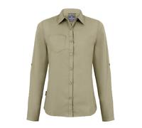 (8 UK, Pebble Brown) Craghoppers Womens/Ladies Expert Kiwi Long-Sleeved Shirt