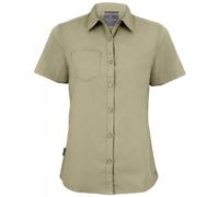 Craghoppers Womens/Ladies Expert Kiwi Short-Sleeved Shirt (Pebble Brown) - Brown/Green - Size 8 UK