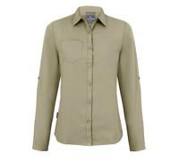 Craghoppers Womens/Ladies Kiwi Long-Sleeved Shirt (Pebble) - Grey - Size 16 UK