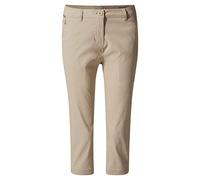 Craghoppers Womens/Ladies Kiwi Pro Crop Trousers (12 UK) (Desert Sand)