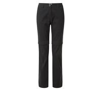 (14 UK L, Black) Craghoppers Womens/Ladies Kiwi Pro II Convertible Trousers