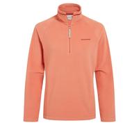 Craghoppers Womens Nation Trust Miska Half Zip Fleece Top - Spiced Apricot - 24 UK - Spiced Apricot - 100% Recycled Polyester