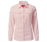 Craghoppers Womens/Ladies NosiLife Adventure II Long Sleeved Shirt (16 UK) (Seashell Pink)