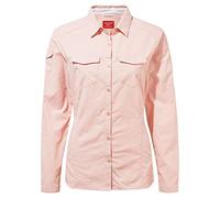 Craghoppers Womens/Ladies NosiLife Adventure II Long Sleeved Shirt (8 UK) (Pink Clay)