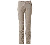 Craghoppers Womens/Ladies NosiLife Pro II Capri Convertible Trousers (14R UK) (Mushroom)