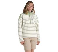 Craghoppers Womens Lily Half Zip Fleece Pullover Sweater, Bud Green Stripe, 10 UK