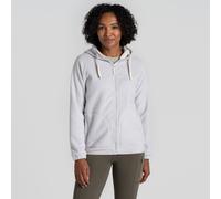 Craghoppers Women's Mari Insulating Hooded Fleece Jacket in Light Grey | Size: 10 Craghoppers Light Grey 10