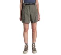 Craghoppers Women's Medina Cargo Shorts, UPF 50+, NosiLife Anti-Insect, Moisture Control, Recycled Nylon, 6" Length, Travel and Outdoor Use (UK, Numeric, 10, Regular, Regular, Green)