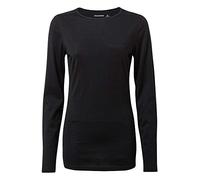 Wool-Blend 'Merino II' Long-Sleeve Baselayer Top Craghoppers Jet Black 8