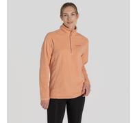 Craghoppers Women's Miska Lightweight Insulating Half Zip Fleece in Terracotta | Size: 14 Craghoppers Terracotta 14