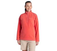 Craghoppers Womens Miska Vi Half Zip Fleece Pullover Sweater, Deep Coral, 18 UK