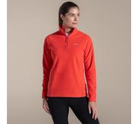 Craghoppers Women's Miska VI Half Zip Fleece | Red Dawn