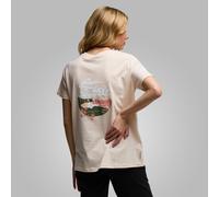 Craghoppers Women's T-Shirt National Trust Bistort Short-Sleeved Cream Size 14