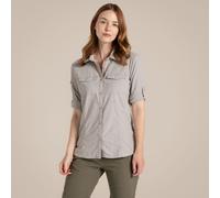 Craghoppers CWS534 Nosilife Adventure LS Shirt III Colour: KD7 Soft Mushroom, Size: 10