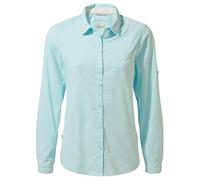 Craghoppers Womens NosiLife Bardo Long Sleeved Shirt (18) (Capri Blue)