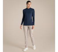 Craghoppers Nosilife Insect-Repellent Long Sleeved Golf Mock Neck Top In Navy Navy