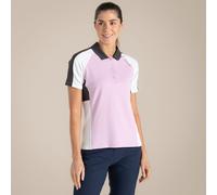 Craghoppers Women's NosiLife Hazelmere Insect-Repellent Short Sleeved Golf Polo Shirt in Baby Pink | Size: 14 Craghoppers Baby Pink 14
