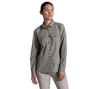 Craghoppers Women's NosiLife Loukkos Long Sleeved Shirt Green, Size: 10