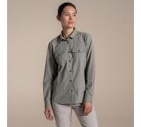 Craghoppers Women's NosiLife Loukkos Long Sleeved Shirt Green, Size: 16