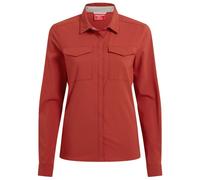 Craghoppers - Women's Nosilife Pro Langarm Bluse V - Blouse size 18, red