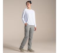 Craghoppers Women's NosiLife Rif Stretch Cargo Trousers Green, Size: 10R