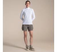 Craghoppers Nosilife Solar Shield+ Half Zip Long Sleeve T-shirt White 44 Woman