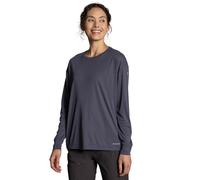 Craghoppers - Women's Nosilife Solarshield+ L/S T-Shirt - Longsleeve size 14, blue/grey