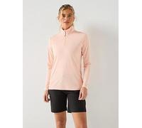 Craghoppers Womens NosilLife SolarShield Half Zip Top, Pink, Size 14, Women Pink