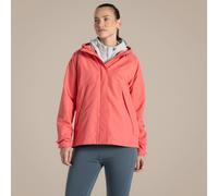 Craghoppers Womens/Ladies Ossus Waterproof Jacket (18 UK) (Deep Coral)