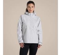Craghoppers Women's Ossus Waterproof Jacket in Light Grey | Size: 16 Craghoppers Light Grey 16