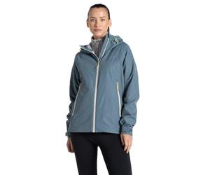 Craghoppers Womens Vanth Breathable Waterproof Shell Jacket, Storm Grey, 8 EU