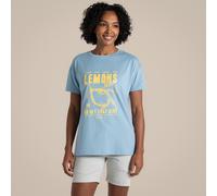 Craghoppers Women's Yago Short Sleeved Top Blue, Size: 10