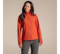 Craghoppers Women's Zohra Waterproof Jacket | Carnelian Orange
