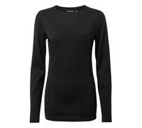Craghoppers Wool-Blend 'merino Ii' Long-Sleeve Baselayer Top In Jet Black Jet Black 20