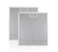 Cragmut 2 Pcs Cooker Hood Filter Replacement, Universal Extractor Fan Filters 5-Layer Aluminum Kitchen Cooker Hood Grease Filters, 320x260mm