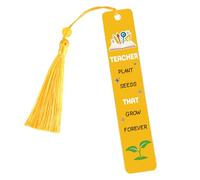 Crahalen Best Teacher Gifts Personalised Bookmarks Teacher Appreciation Gifts Thank You Gift for Birthday Graduation First Day at School Gift Headmaster Presents Childminder Presents