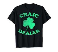 Craic Dealer Funny T Shirt St. Patrick's Day Shamrock Tee T-Shirt
