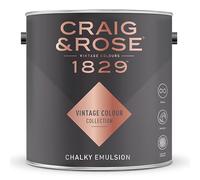 Craig and Rose 1829 Chalky Emulsion Paint - Craftsmans White - 2.5L