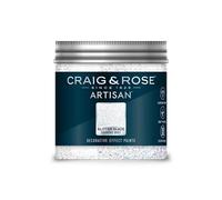 Craig & Rose Artisan Glitter Glaze Paint Starlight Silver - 300ml