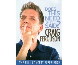 CRAIG FERGUSON: DOES THIS NEED TO BE SAID? NEW REGION 1 DVD