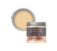 Craig & Rose 1829 Beauvais Cream Chalky Emulsion Paint, 50Ml