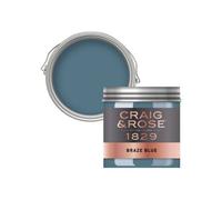 Craig & Rose 1829 Braze Blue Chalky Emulsion Paint, 50Ml