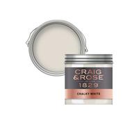Craig & Rose 1829 Chalky White Chalky Emulsion Paint, 50Ml