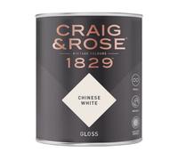 Craig & Rose 1829 Chinese White Gloss Paint 750Ml
