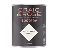 Craig & Rose 1829 Craftsman's White Gloss Paint 750Ml