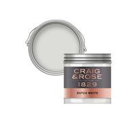 Craig & Rose 1829 Dutch White Chalky Emulsion Paint, 50Ml